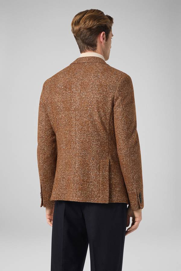 Pull Pal Zileri Giacca In Lana E Seta Con Micro Pattern