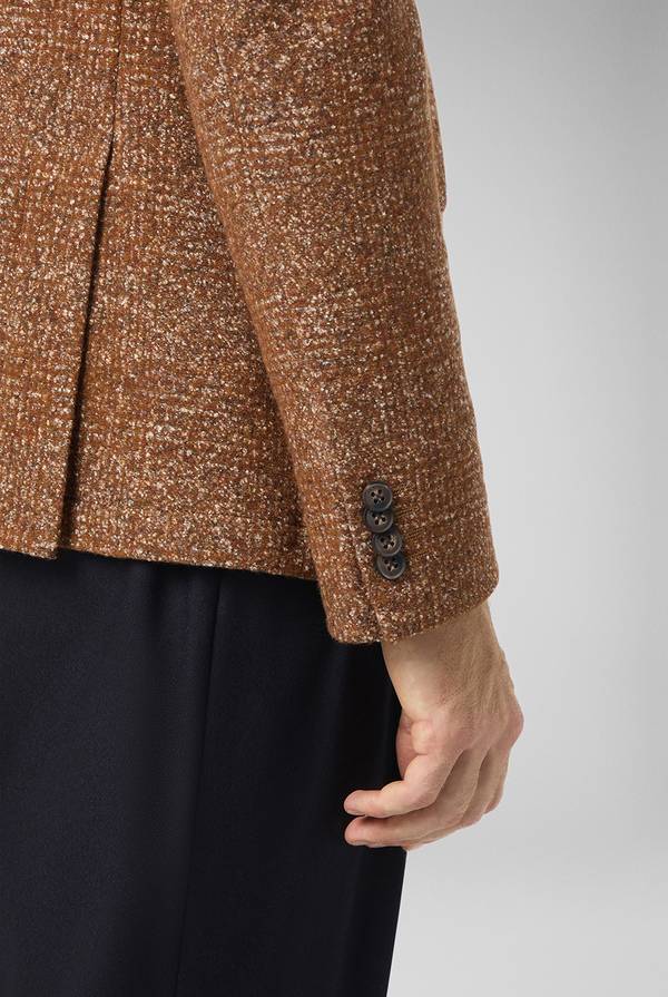 Pull Pal Zileri Giacca In Lana E Seta Con Micro Pattern