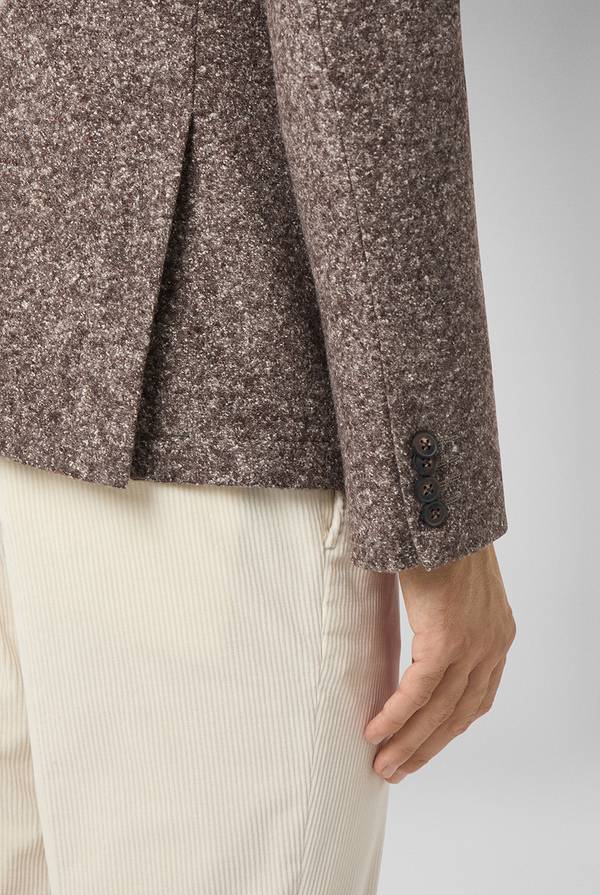 Pull Pal Zileri Giacca In Lana Tecnica Con Pettorina E Cappuccio Removibili