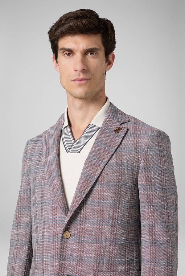 Pull Pal Zileri Giacca Palladio In Lana, Cotone E Lino