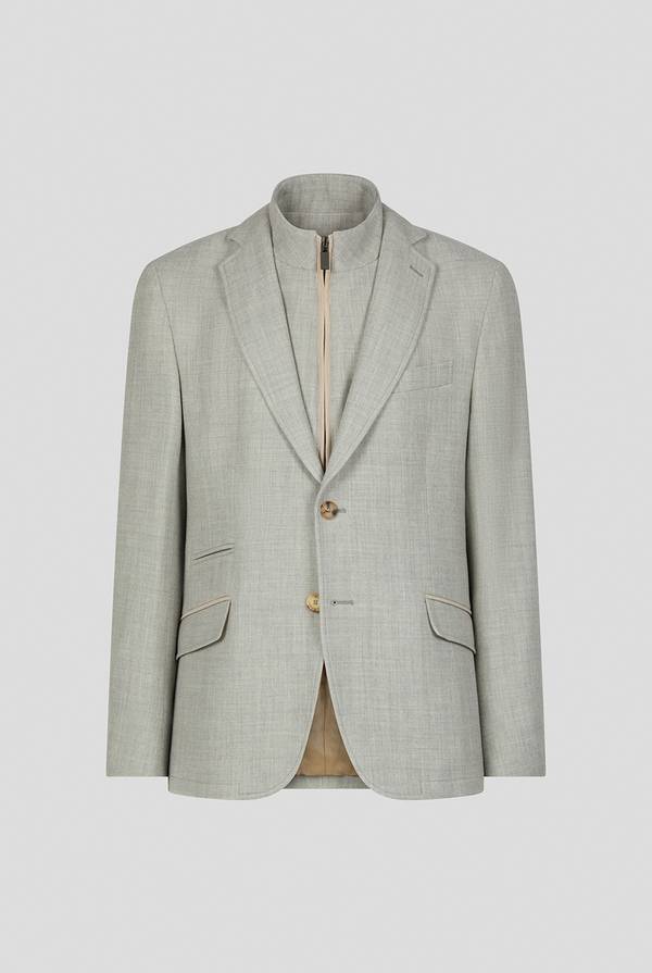 Pull Pal Zileri Giacca Scooter con dettagli in camoscio