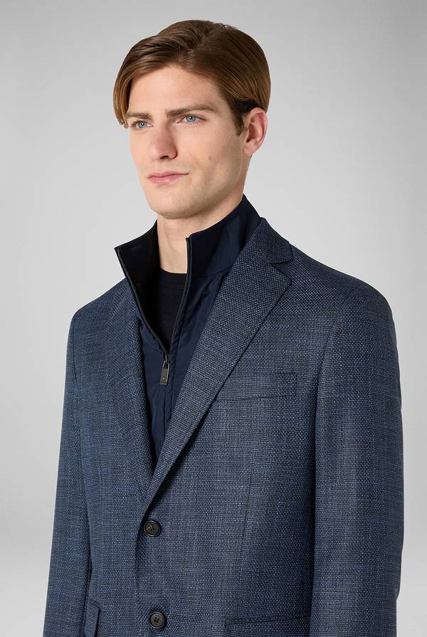 Pull Pal Zileri Giacca Scooter Con Pettorina Anti-vento Removibile