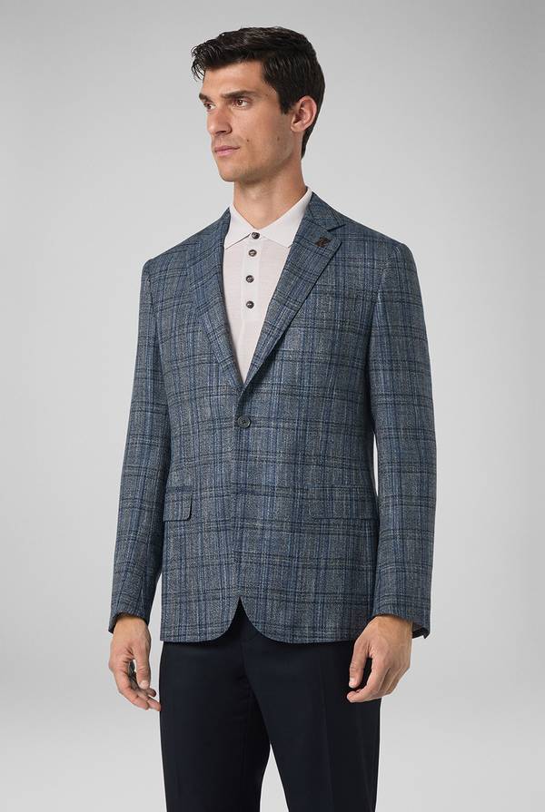 Pull Pal Zileri Giacca Vicenza In Lana Parzialmente Foderata