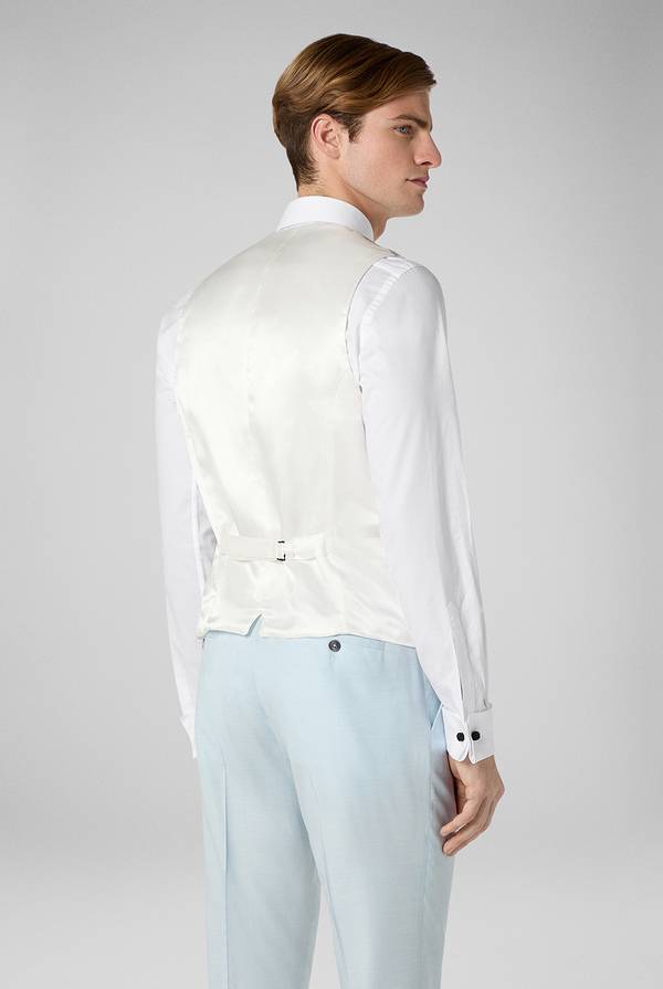 Pull Pal Zileri Gilet Cerimonia Con Lavorazione Jacquard