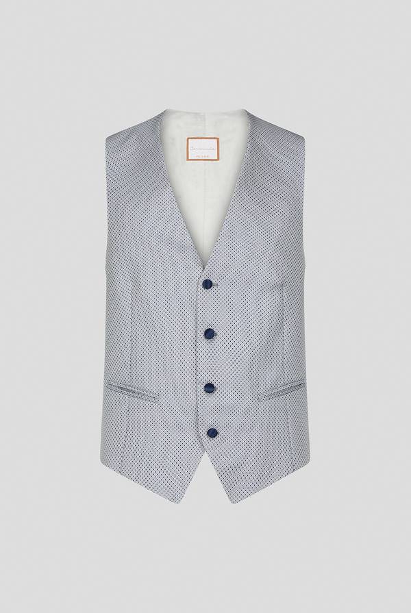 Pull Pal Zileri Gilet Cerimonia con lavorazione jacquard