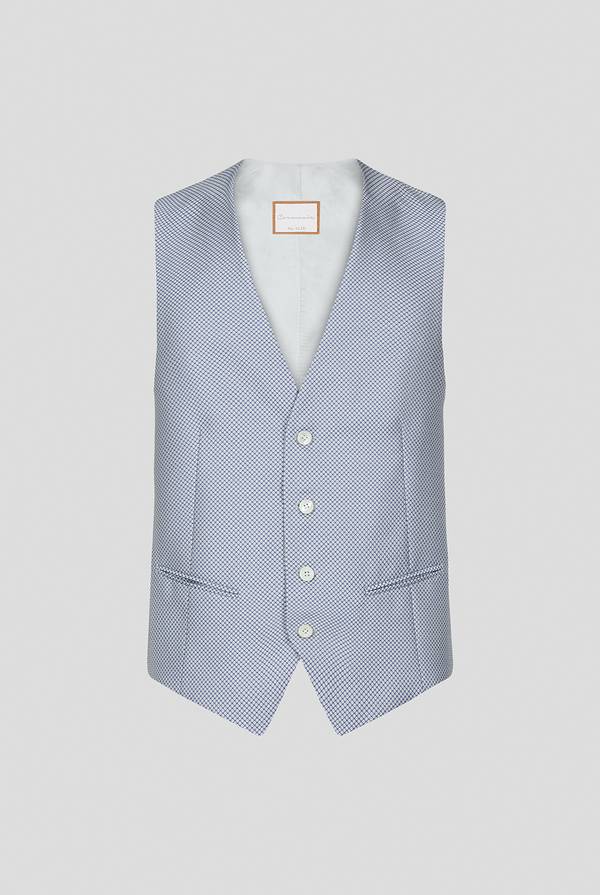 Pull Pal Zileri Gilet Cerimonia con lavorazione jacquard