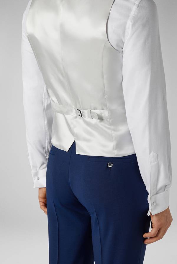 Pull Pal Zileri Gilet In Satin Della Linea Cerimonia Con Allacciatura A Quattro Bottoni