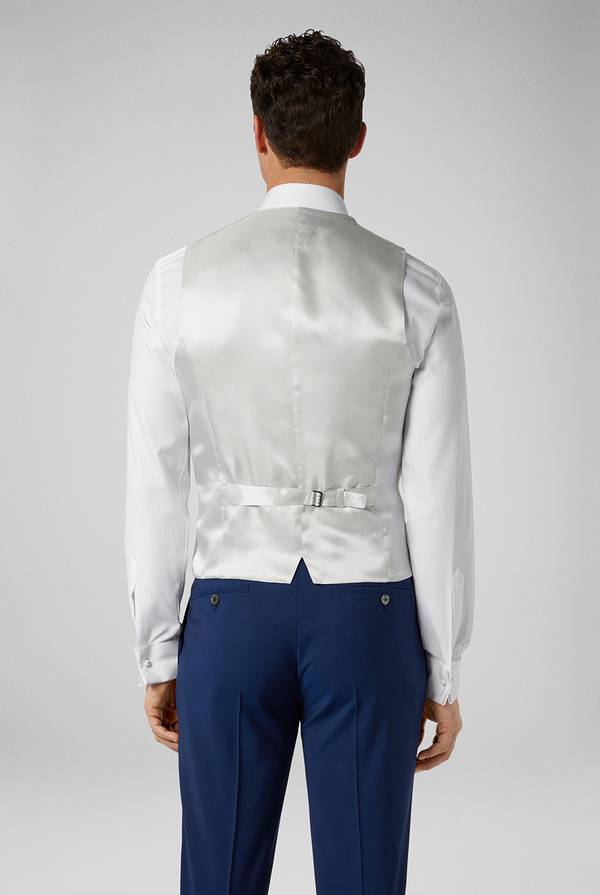 Pull Pal Zileri Gilet In Satin Della Linea Cerimonia Con Allacciatura A Quattro Bottoni