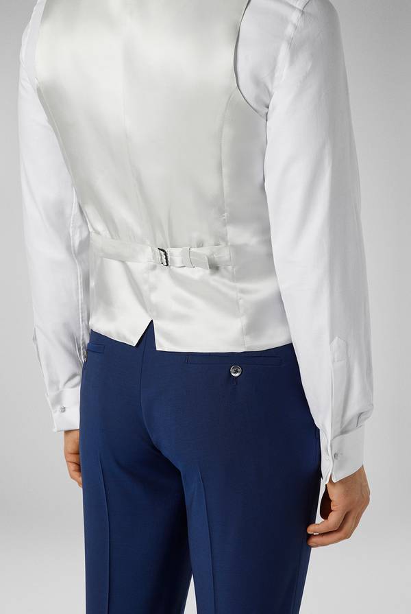 Pull Pal Zileri Gilet In Satin Della Linea Cerimonia Con Allacciatura A Quattro Bottoni