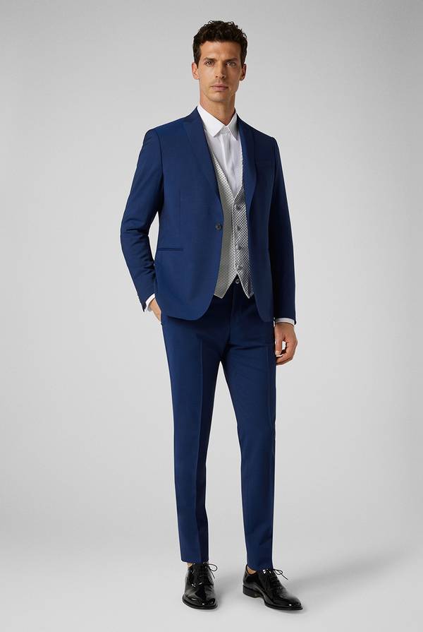 Pull Pal Zileri Gilet in satin della linea Cerimonia con allacciatura a quattro bottoni