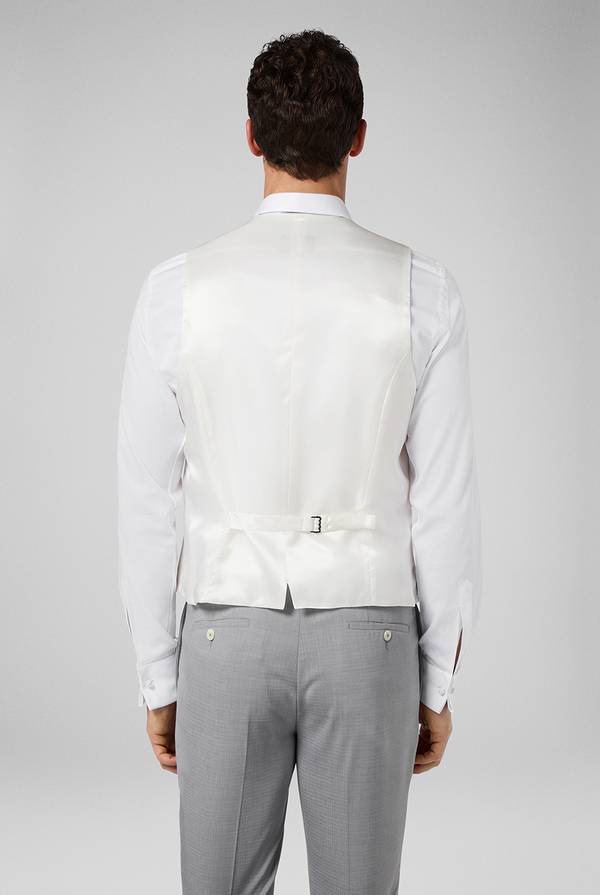 Pull Pal Zileri Gilet In Satin Della Linea Cerimonia