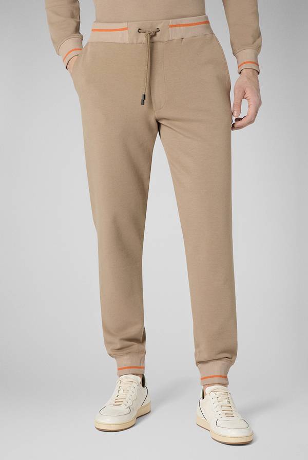 Pull Pal Zileri Jogger In Felpa Con Eleastico Sul Fondo