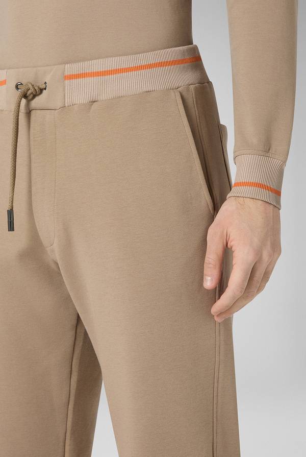 Pull Pal Zileri Jogger In Felpa Con Eleastico Sul Fondo