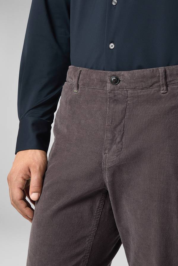 Pull Pal Zileri Pantaloni Chino Tinti In Capo In Cotone Corduroy