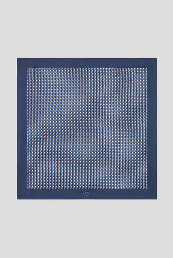 Pull Pal Zileri Pochette in seta con motivo geometrico