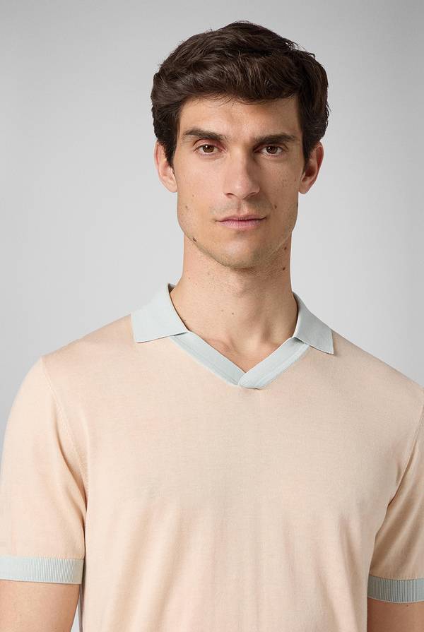 Pull Pal Zileri Polo A Maniche Corte Con Scollo A V