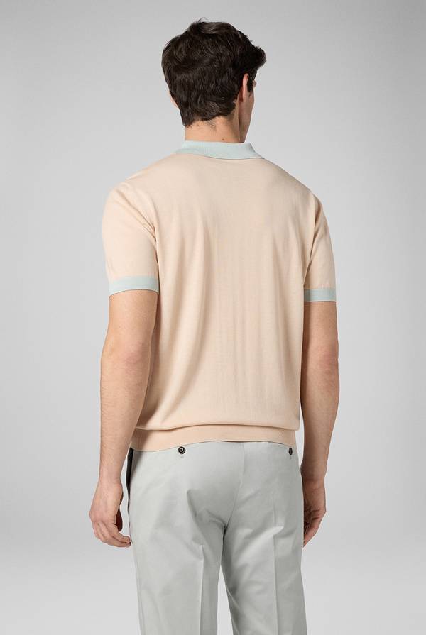 Pull Pal Zileri Polo A Maniche Corte Con Scollo A V