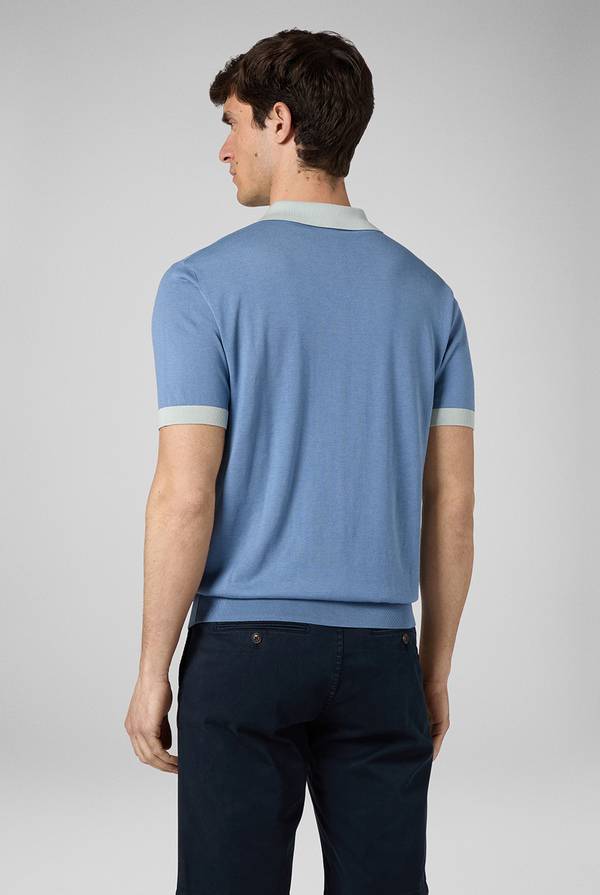 Pull Pal Zileri Polo A Maniche Corte Con Scollo A V