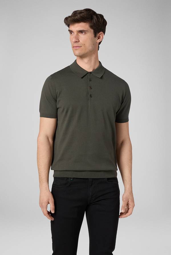 Pull Pal Zileri Polo In Puro Cotone A Maniche Corte