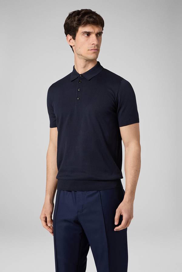 Pull Pal Zileri Polo In Puro Cotone A Maniche Corte