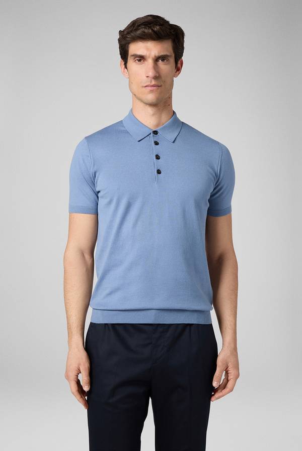 Pull Pal Zileri Polo In Puro Cotone A Maniche Corte