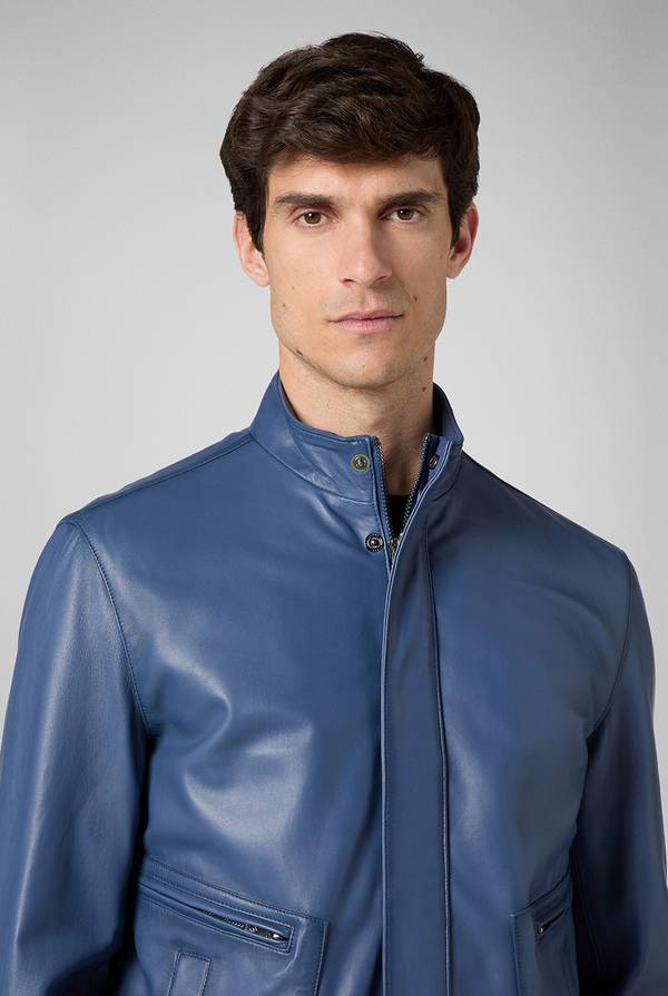 Pull Pal Zileri Biker In Nappa Color Anice