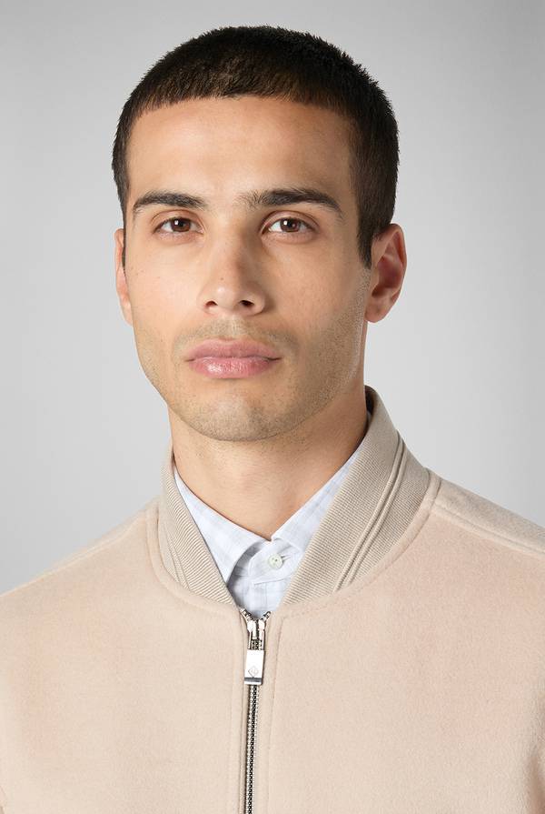 Pull Pal Zileri Bomber In Jersey