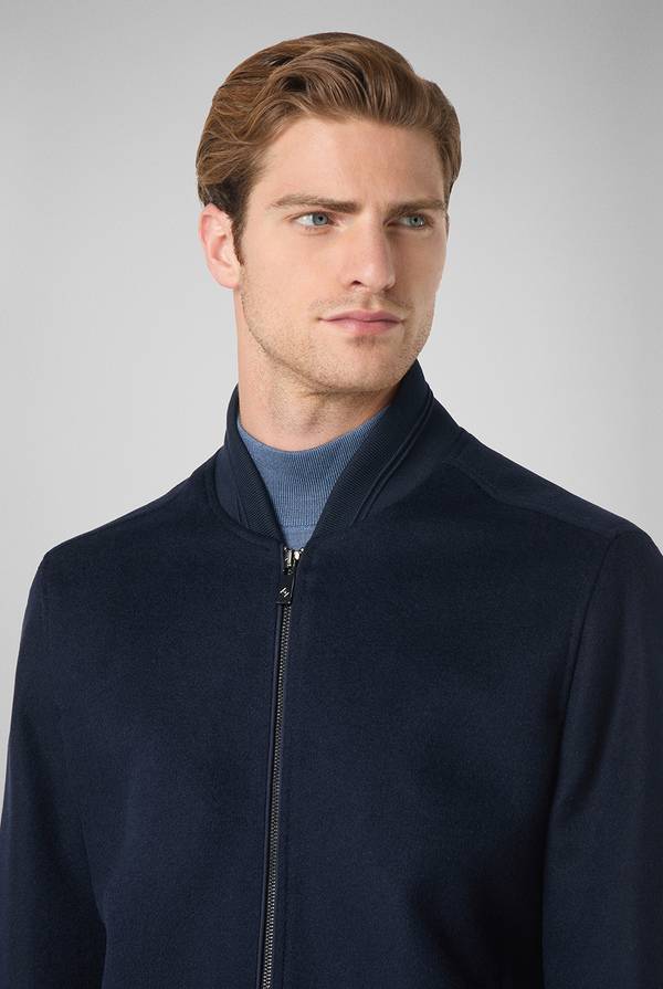 Pull Pal Zileri Bomber In Jersey