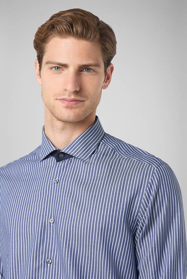 Pull Pal Zileri Camicia Con Dettagli A Contrasto