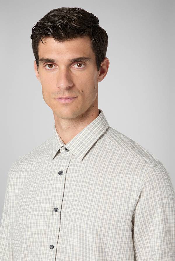 Pull Pal Zileri Camicia In Flanella Di Cotone