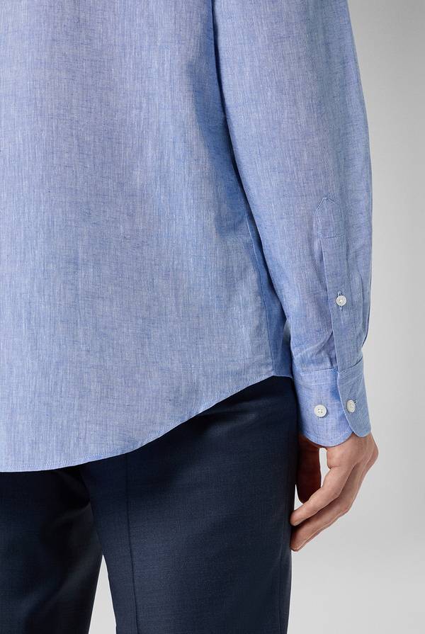 Pull Pal Zileri Camicia In Lino E Cotone