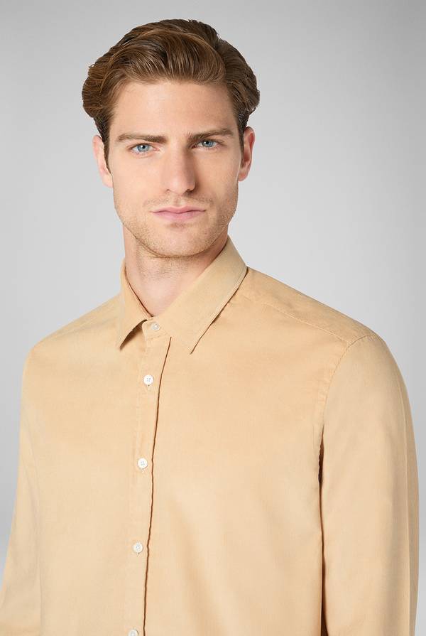 Pull Pal Zileri Camicia In Velluto Corduroy