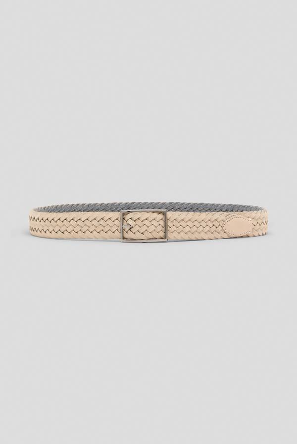 Pull Pal Zileri Cintura composè in lana e pelle