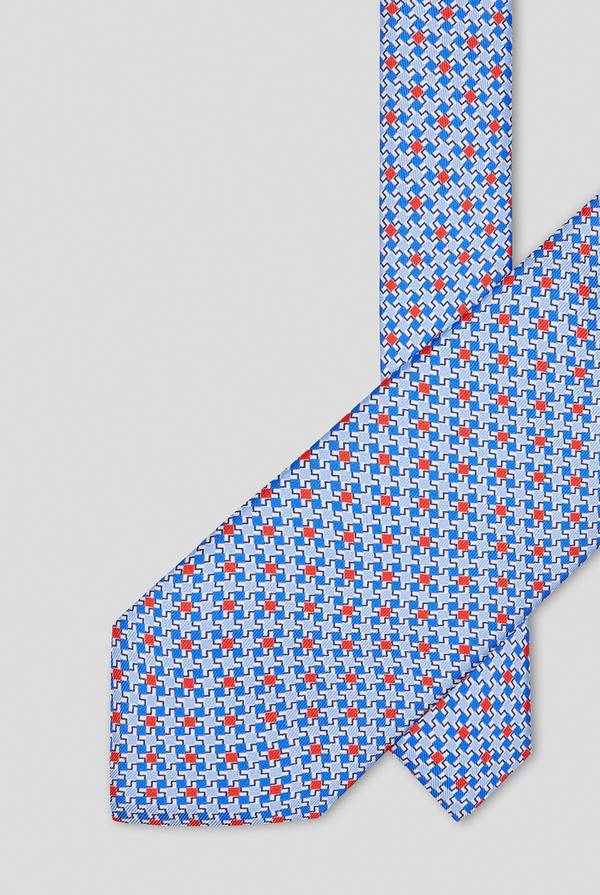 Pull Pal Zileri Cravatta In Seta Pied De Poule