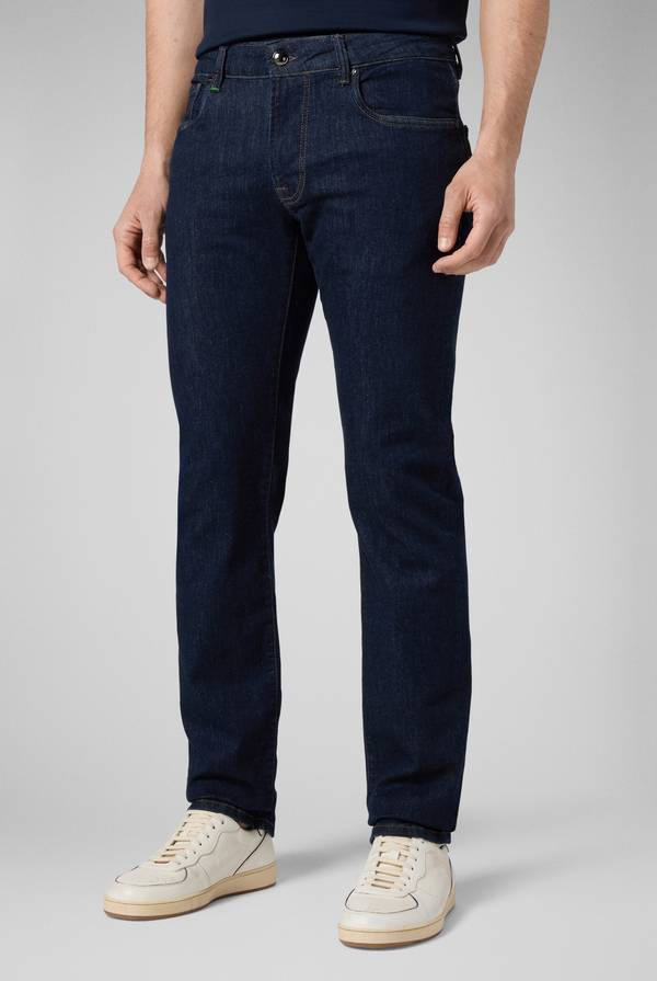 Pull Pal Zileri Denim 5 Tasche Lavaggio Scuro