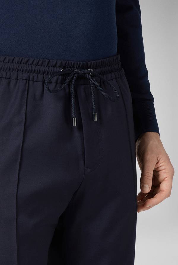 Pull Pal Zileri Drawstring In Lana