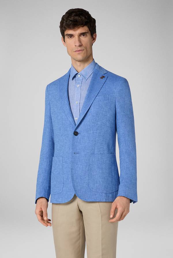 Pull Pal Zileri Giacca Brera In Lino E Cotone