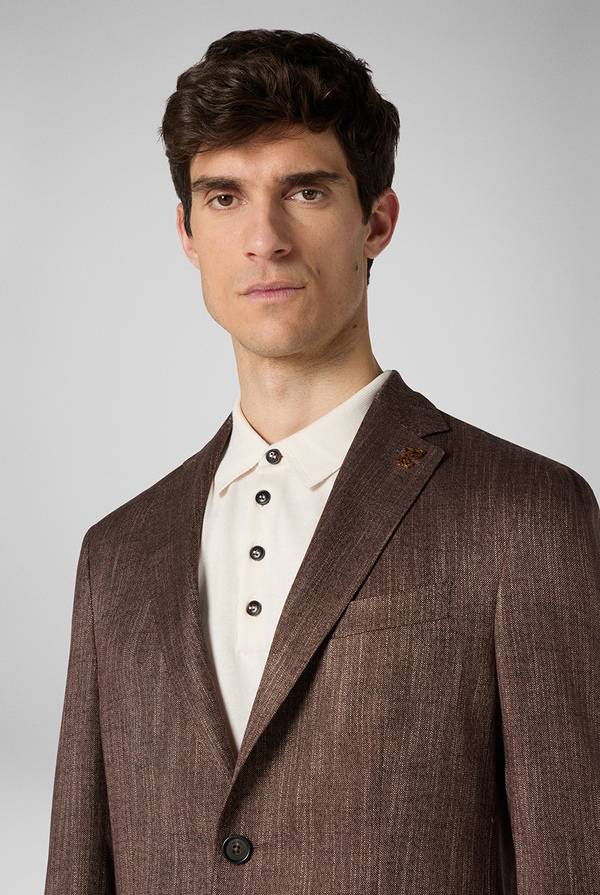 Pull Pal Zileri Giacca Brera In Viscosa Di Bamboo