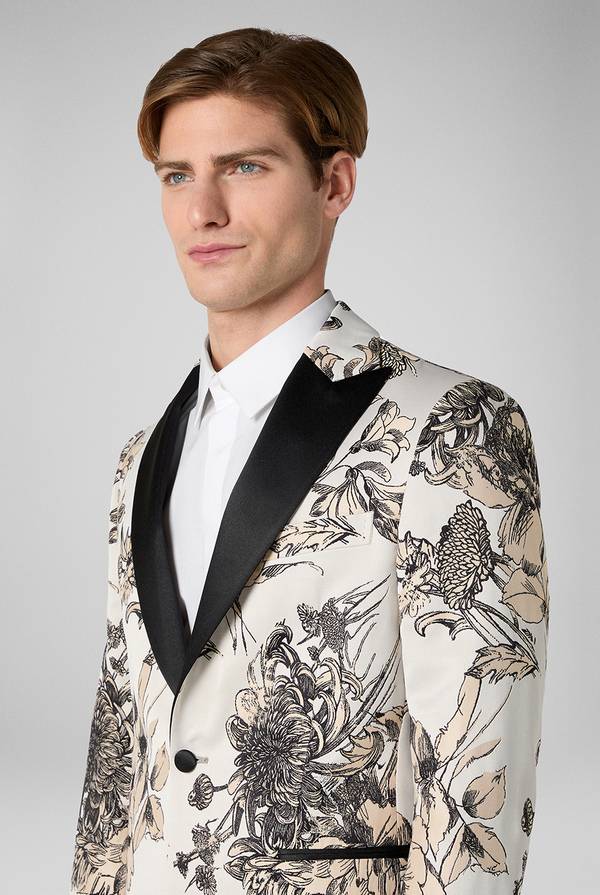 Pull Pal Zileri Giacca Smoking Con Motivo Floreale