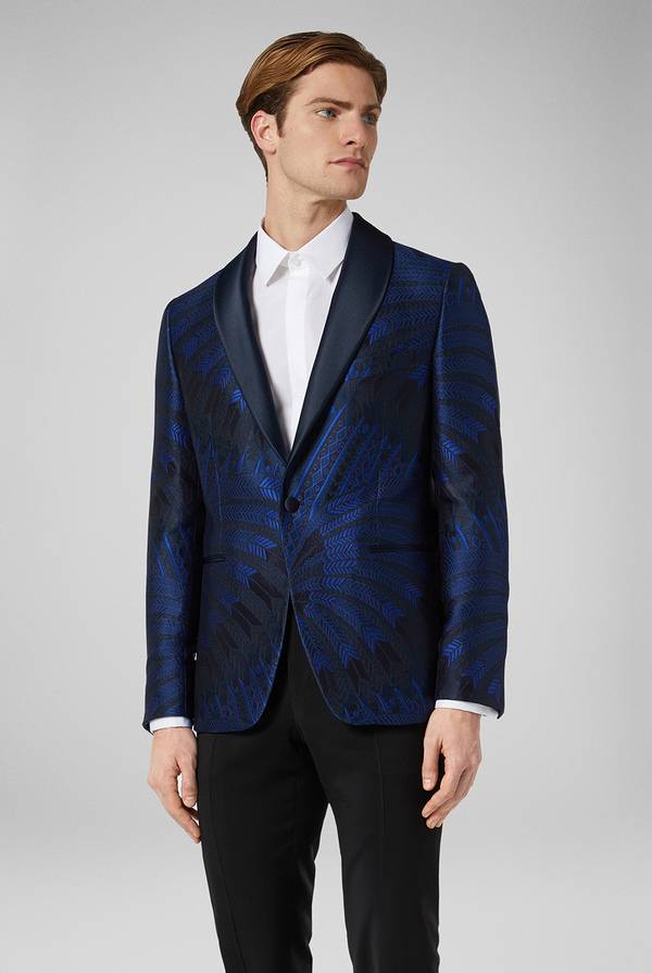 Pull Pal Zileri Giacca Smoking Con Motivo Jacquard