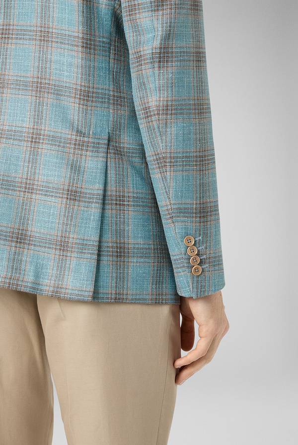 Pull Pal Zileri Giacca Vicenza In Lana, Seta E Lino