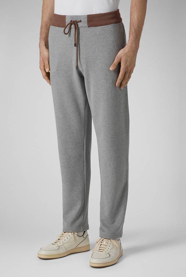 Pull Pal Zileri Jogger In Felpa Di Cotone