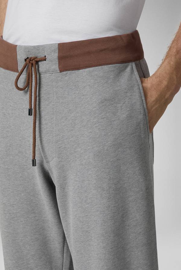 Pull Pal Zileri Jogger In Felpa Di Cotone