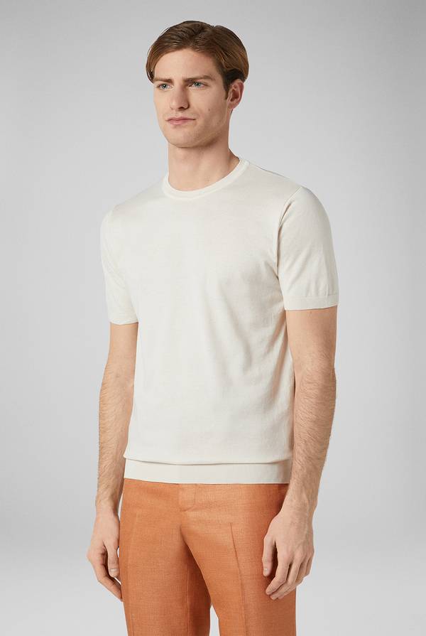 Pull Pal Zileri Maglia Girocollo A Maniche Corte