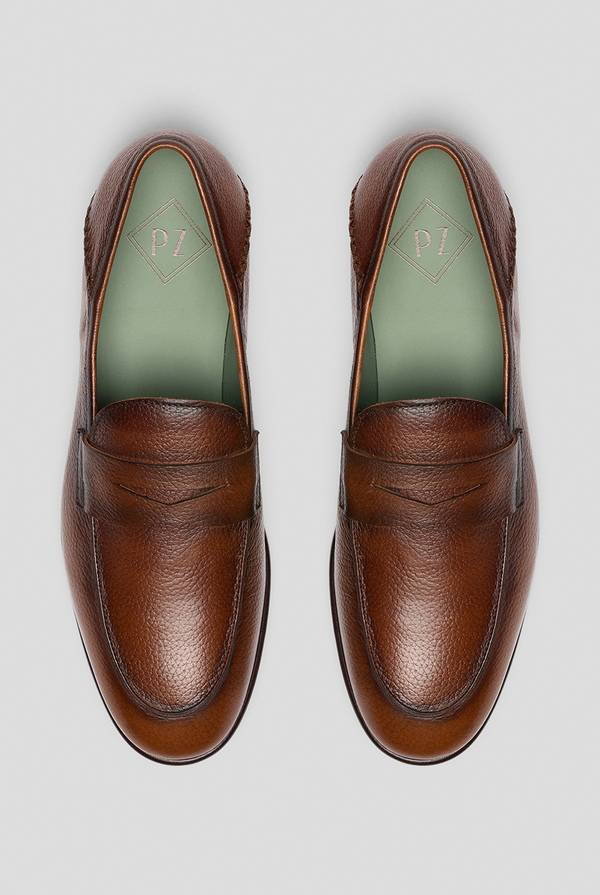 Pull Pal Zileri Mocassino Con Suola In Cuoio