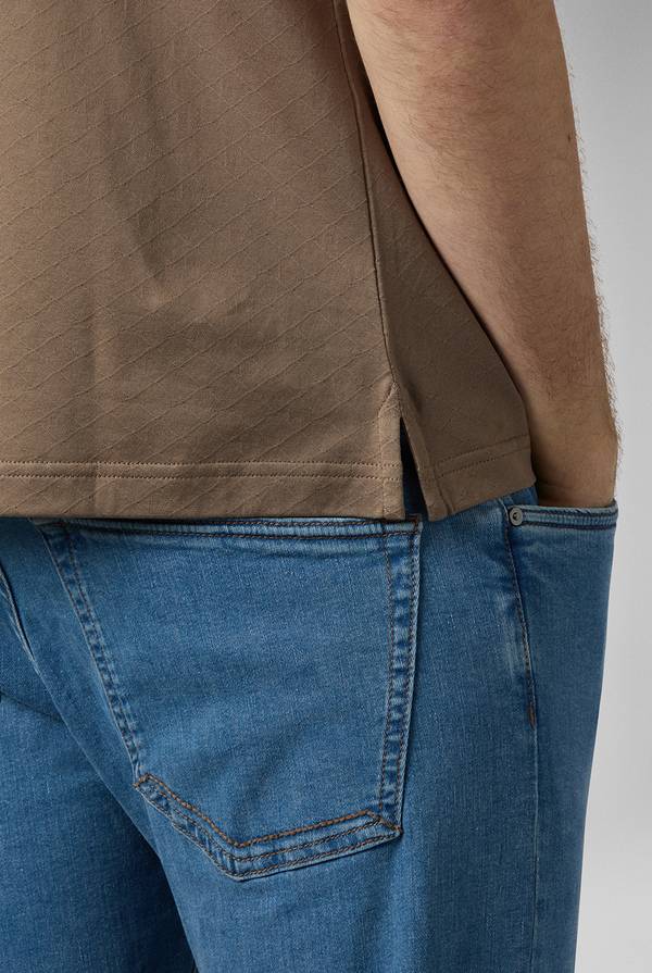 Pull Pal Zileri Polo Con Monogramma Allover