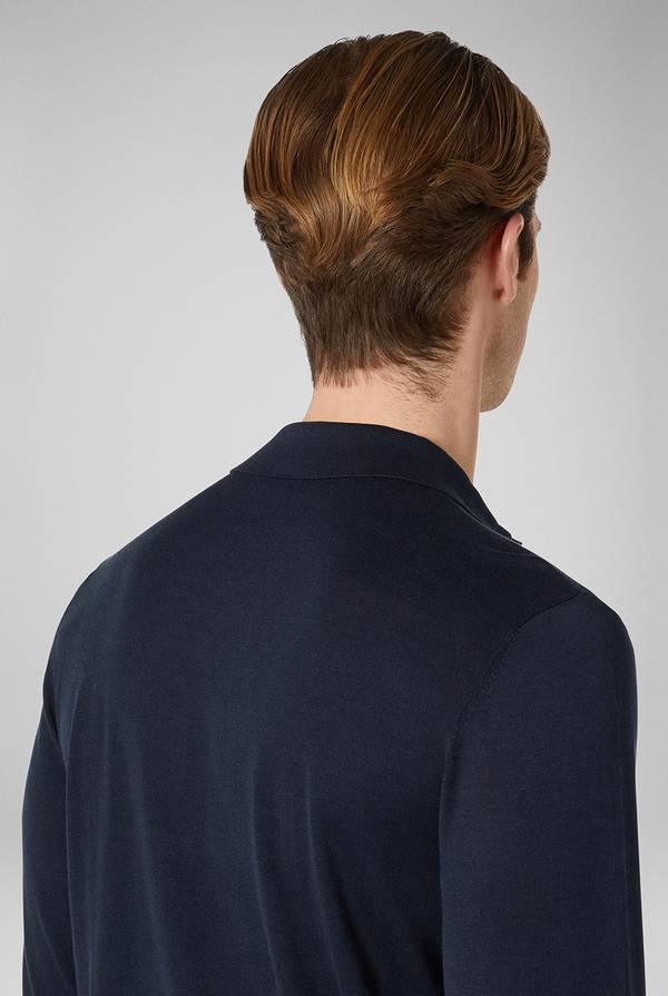 Pull Pal Zileri Polo In Maglia A Maniche Lunghe