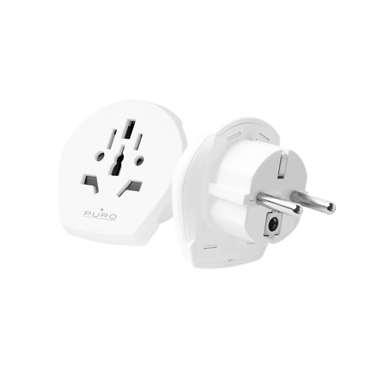 Puro Adattatore Universale Da Viaggio Schuko UE 90 Paesi
