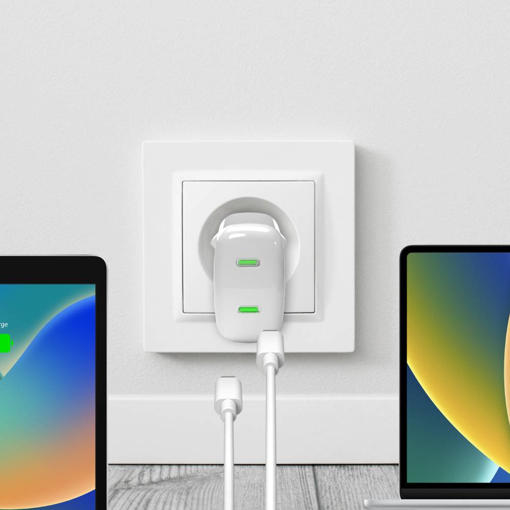 Puro Caricabatterie Da Parete MiniPro 35W Due Porte USB-C – Tecnologia GAN