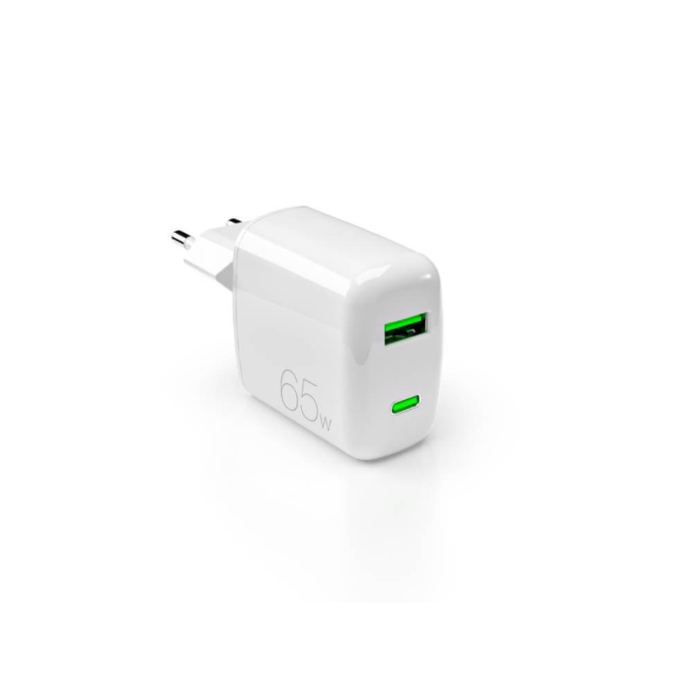 Puro Caricabatterie da parete MiniPro 65W USB-C e USB-A– tecnologia GAN